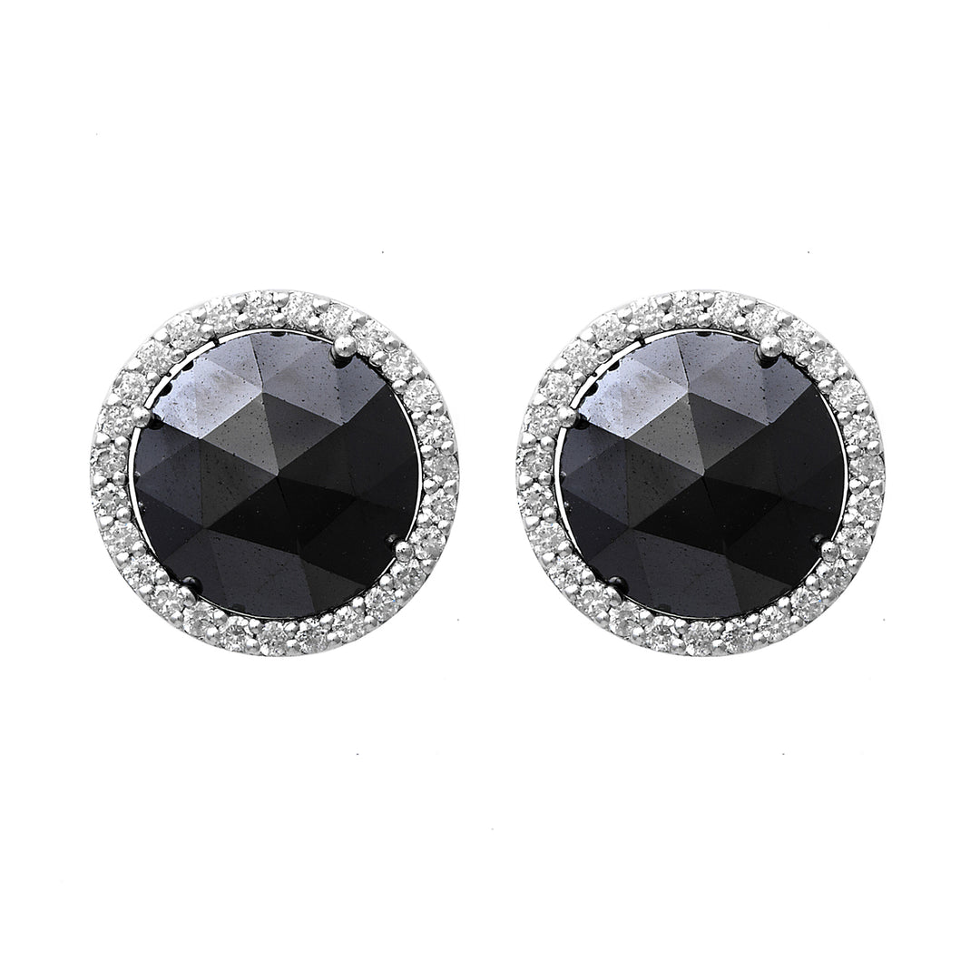 Black Diamond Stud Earrings