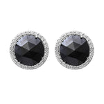 Load image into Gallery viewer, Black Diamond Stud Earrings
