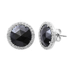 Load image into Gallery viewer, Black Diamond Stud Earrings
