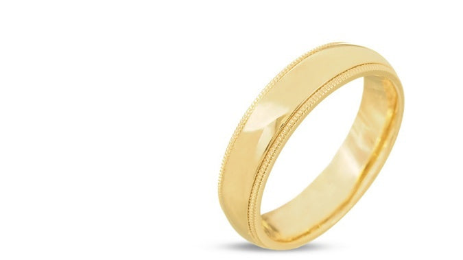 Classic Curved Plain Wedding Band