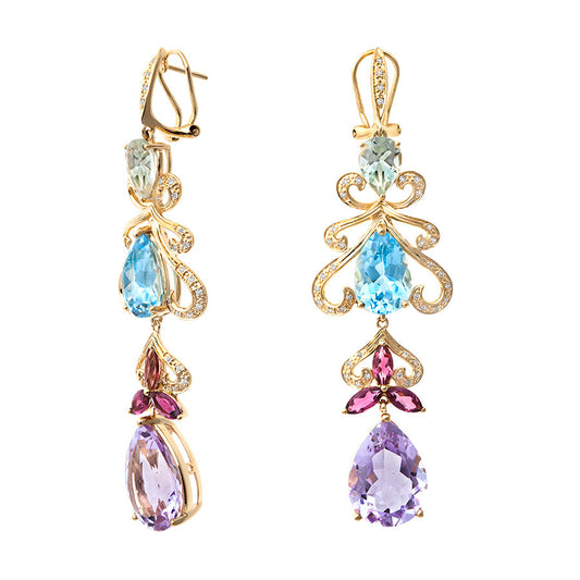 First Impression Custom Collection ~ Swa Multi-Stone Earring