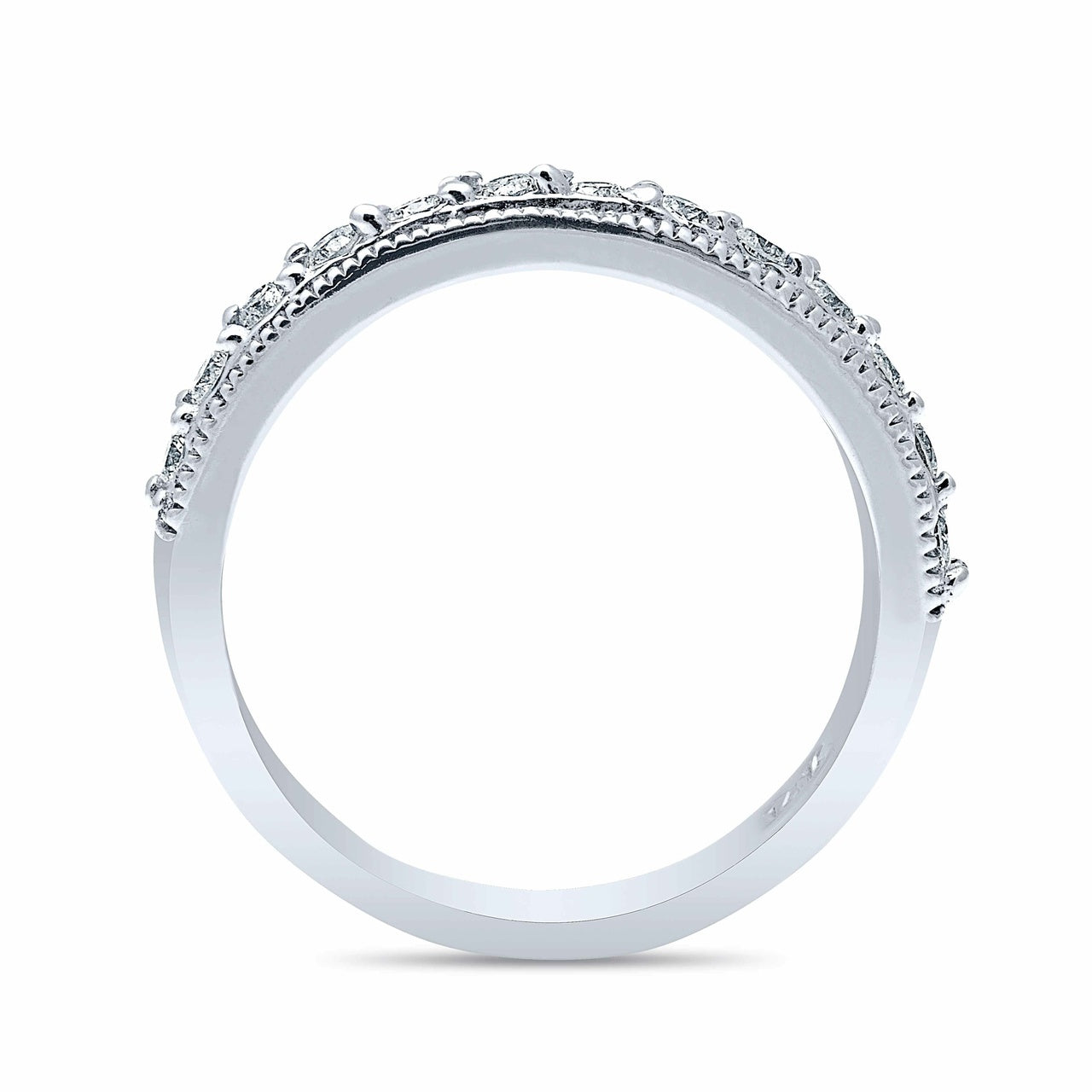 Sculptured Slim Wedding Band