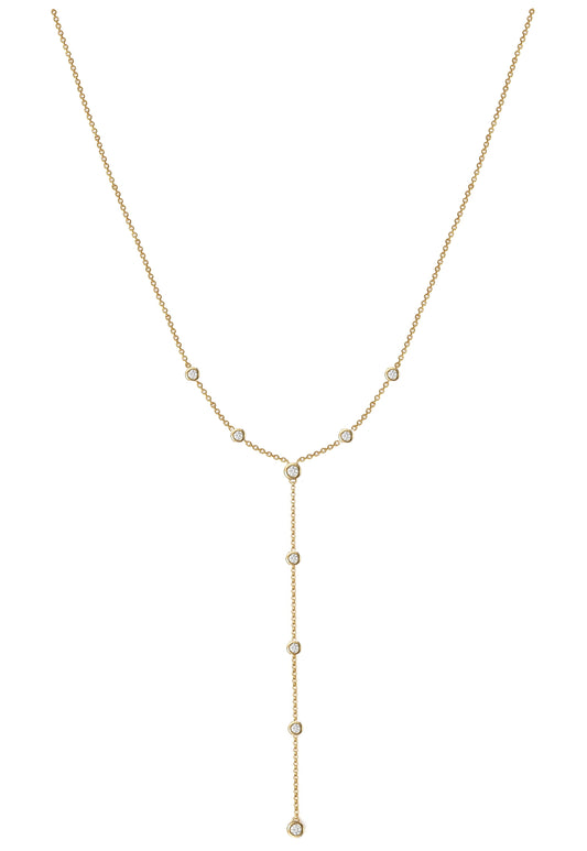 Nehita Bazel Droplet Diamond Necklace