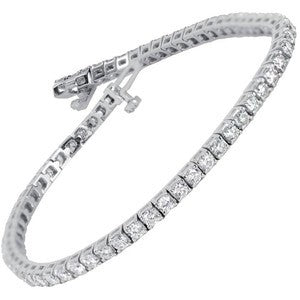 14kt tennis diamond bracelet