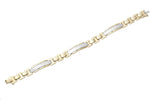 Load image into Gallery viewer, Two Tone Gold Link Bracelet
