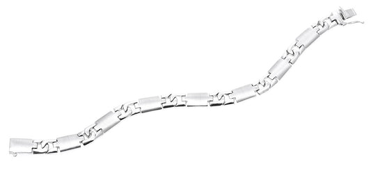 White Gold Link Bracelet
