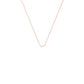 Rose Gold Mini Rolo Chain 18"