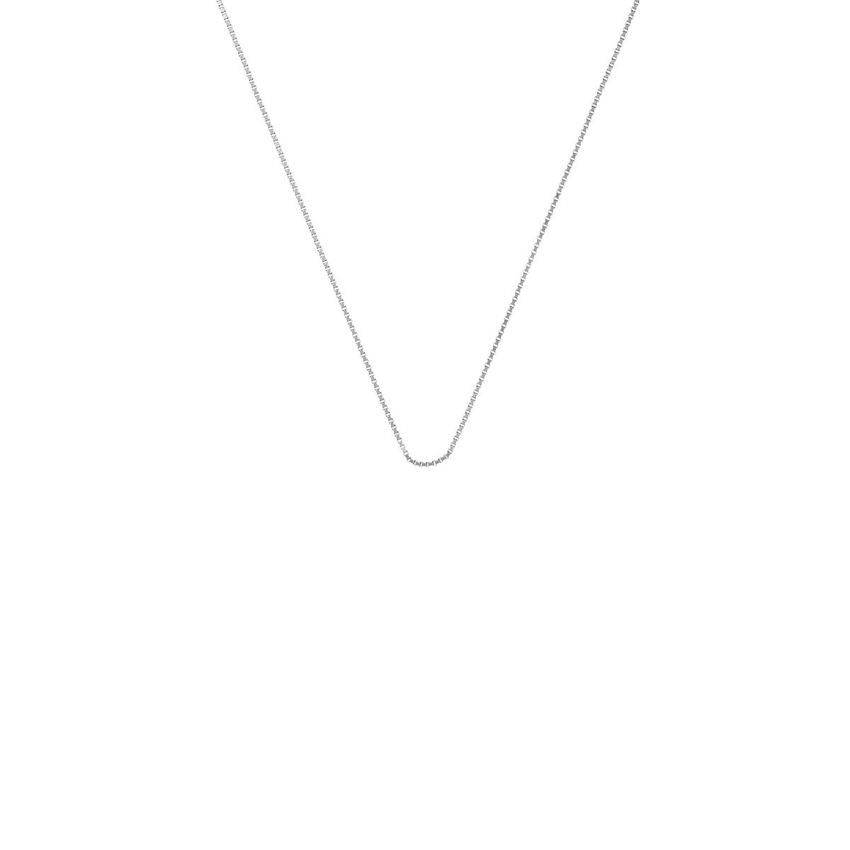 Rose gold mini rolo chain 18