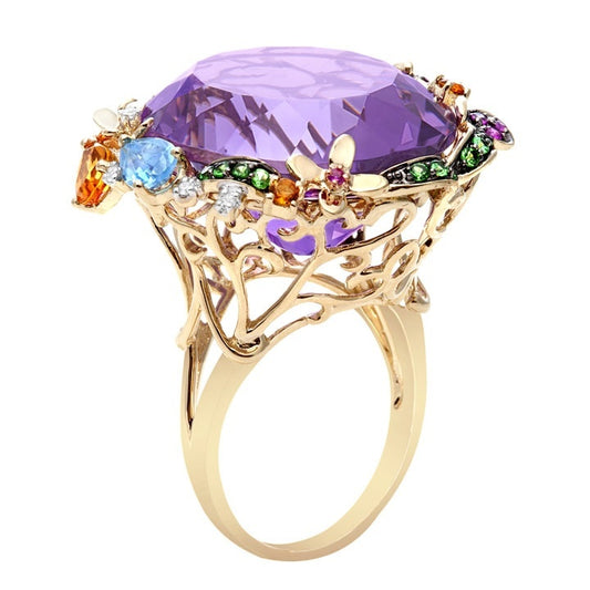 Exotic Amethyst Ring